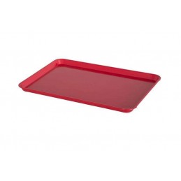 Plateau ABS 580 x 410 mm 6 couleurs - rouge