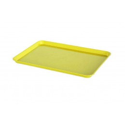 Plateau ABS 580 x 410 mm 6 couleurs - Jaune